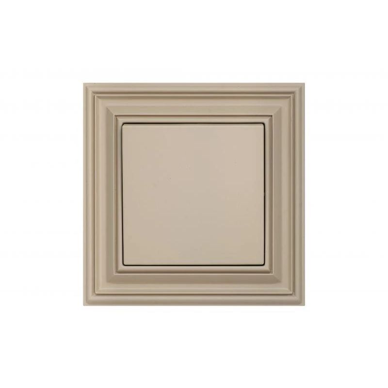 Slēdzis LIREGUS RETRO, krēmkrāsas, IP44