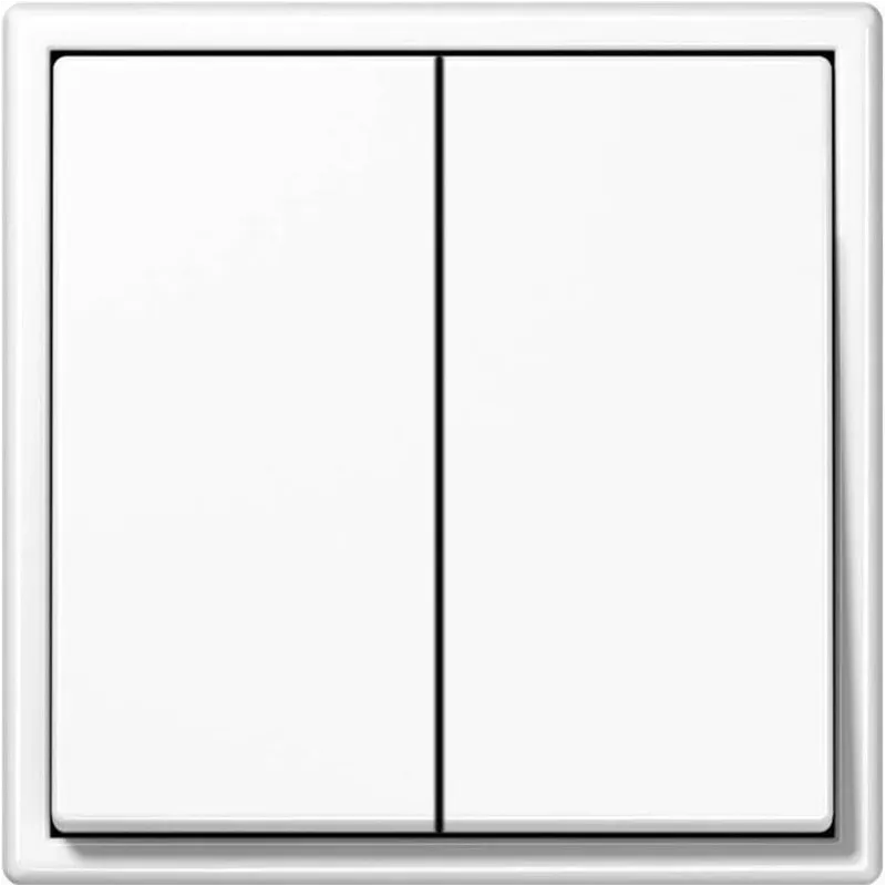 Pulsa slēdzis Liregus Modern, 2 kl, matēti balts