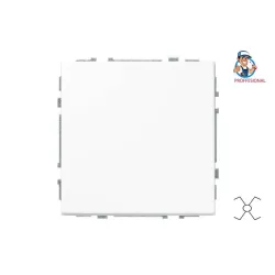 Kryžminis perjungiklis Liregus Modern, 1 kl., balta matinė sp.