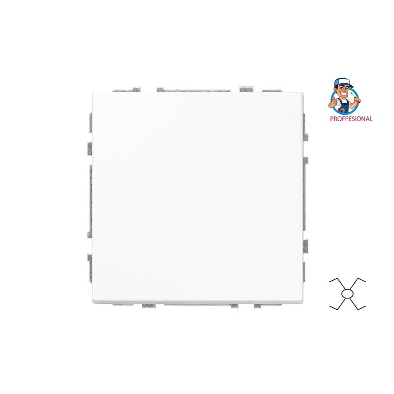 Gabaliņos pārslēgi Liregus Modern. 1 kl. matēti balts