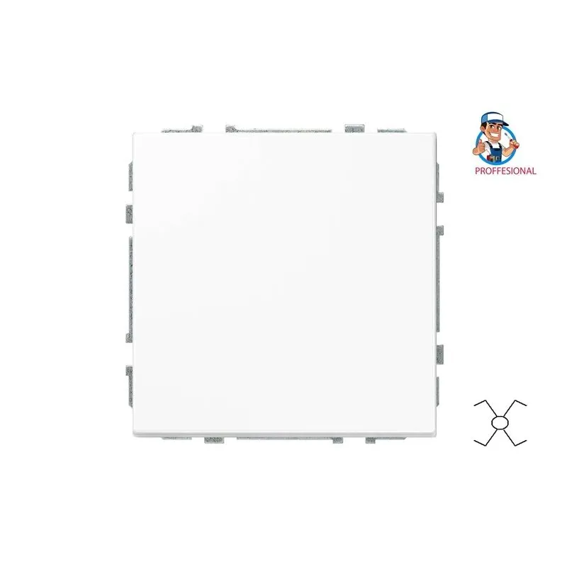 Gabaliņos pārslēgi Liregus Modern, 1 kl, matēti balts