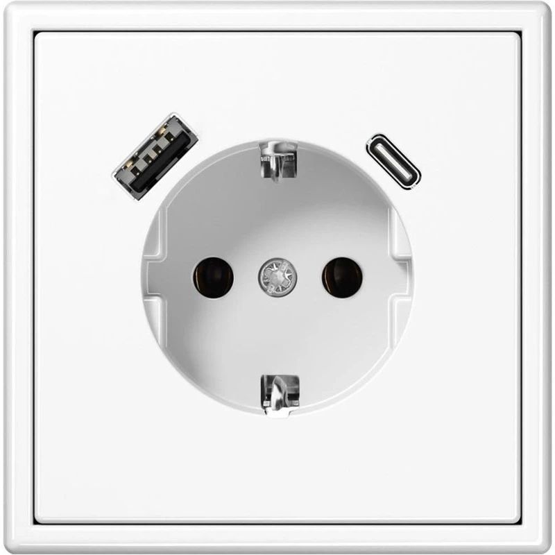 Kontaktligzda Liregus. Iezemēta rozete. matēti balts