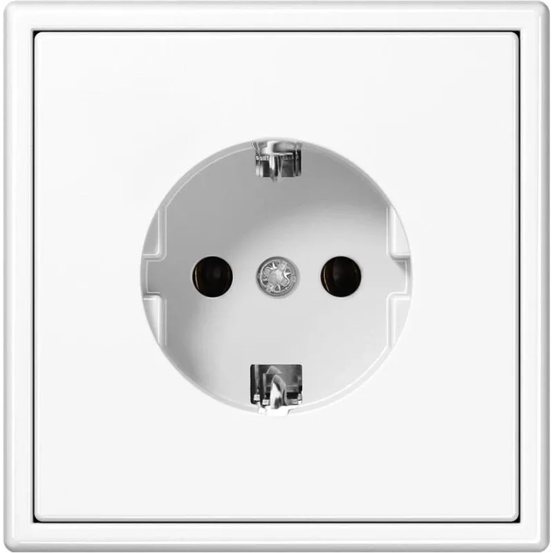 Kontaktligzda Liregus Modern IKL16-204-01.M-WM, Iezemēta rozete, matēti balts