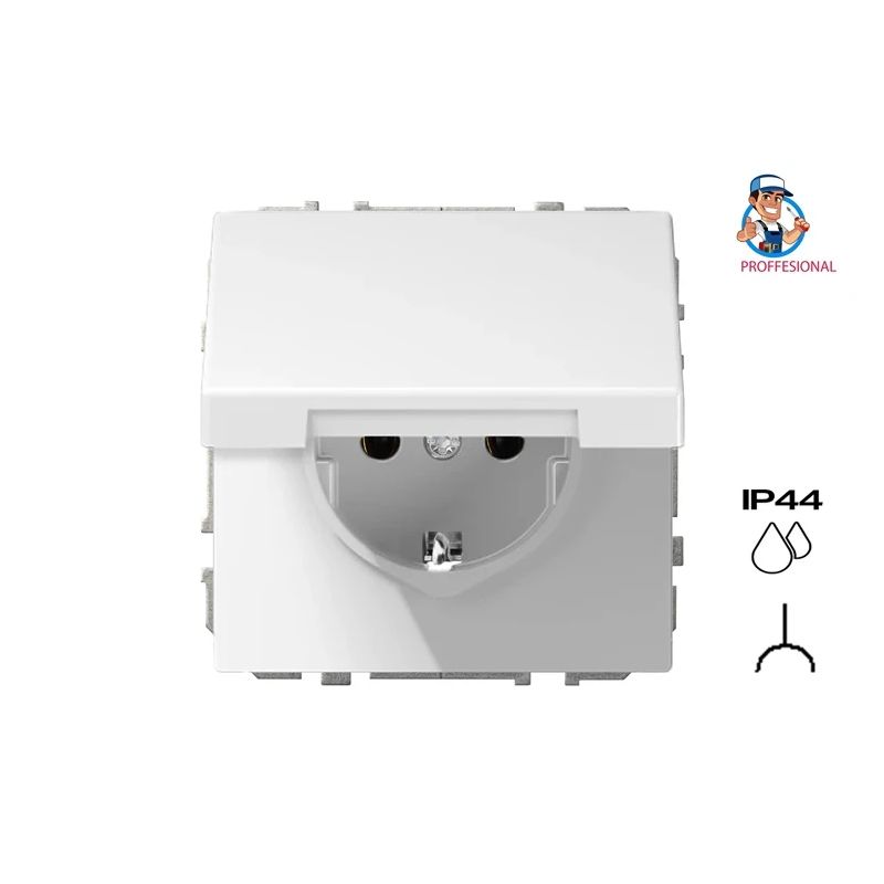 Kontaktligzda Liregus IKL16-208-01.M-WM. Iezemēta rozete.