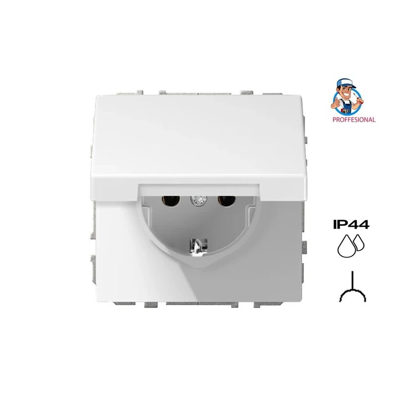 Kontaktligzda Liregus IKL16-208-01.M-WM. Iezemēta rozete.