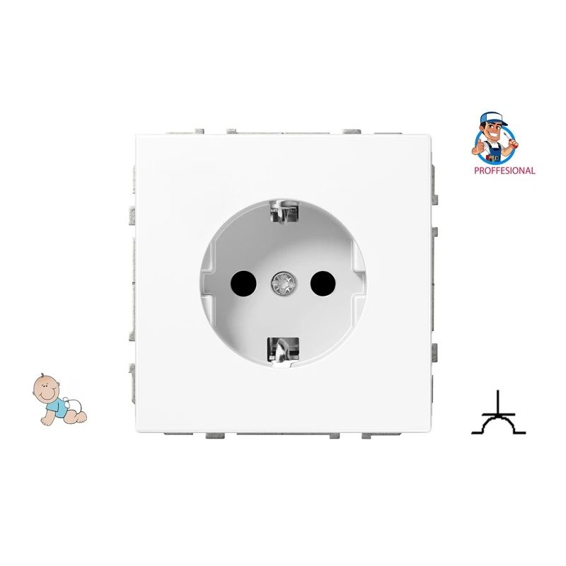 Kontaktligzda Liregus IKL16-214-01.M-WM. Iezemēta rozete.