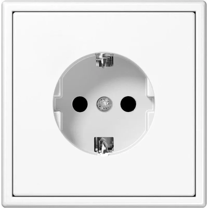 Kontaktligzda Liregus Modern IKL16-214-01.M-WM, Iezemēta rozete, matēti balts