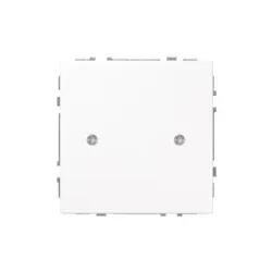 Iebūvējams vāciņš-akls LIREGUS MODERN, matēts balts