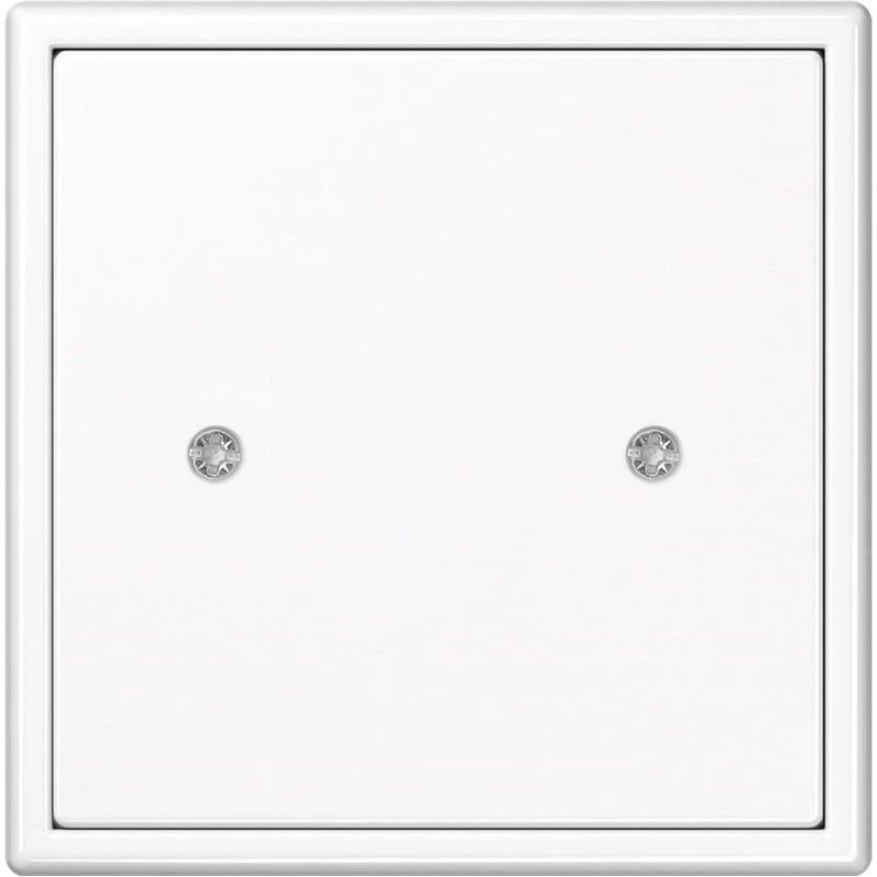 Iebūvējams vāciņš-akls LIREGUS MODERN, matēts balts