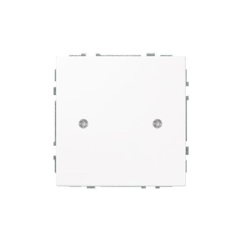 Iebūvējams vāciņš-akls LIREGUS MODERN, matēts balts