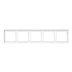 Keturvietis rėmelis Liregus Modern, balta matinė sp.