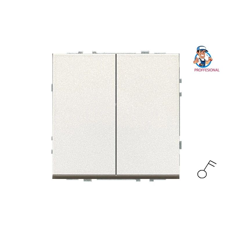 Slēdzis LIREGUS MODERN. 2kl.. šampanieša krāsā