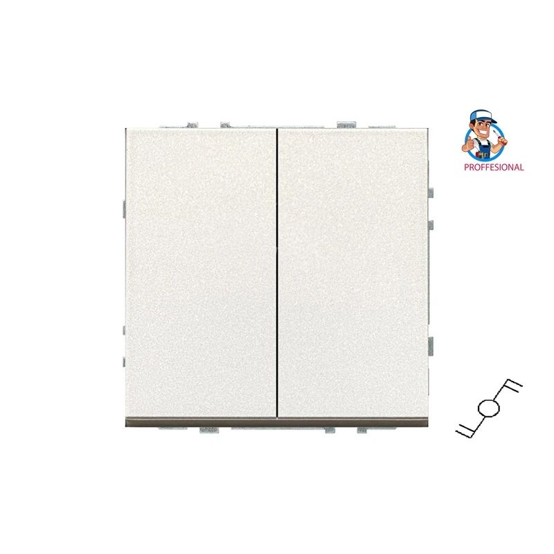 Slēdzis LIREGUS MODERN. 2kl.. šampanieša krāsā