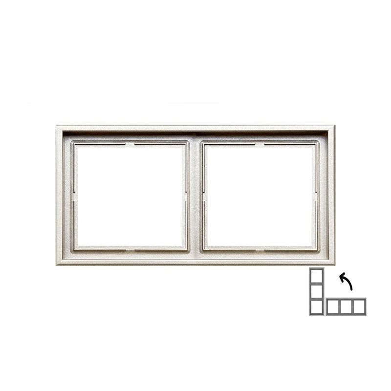 Divvietīgs rāmis LIREGUS MODERN, šampanieša krāsā