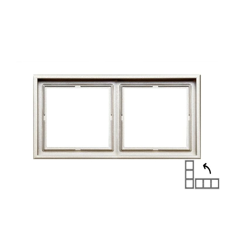 Divvietīgs rāmis LIREGUS MODERN, šampanieša krāsā