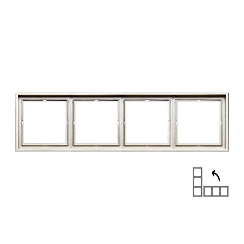 Četrvietīgs rāmis LIREGUS MODERN, šampanieša krāsā