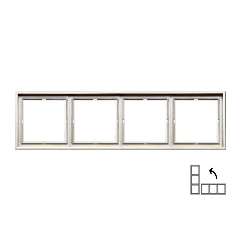 Četrvietīgs rāmis LIREGUS MODERN, šampanieša krāsā