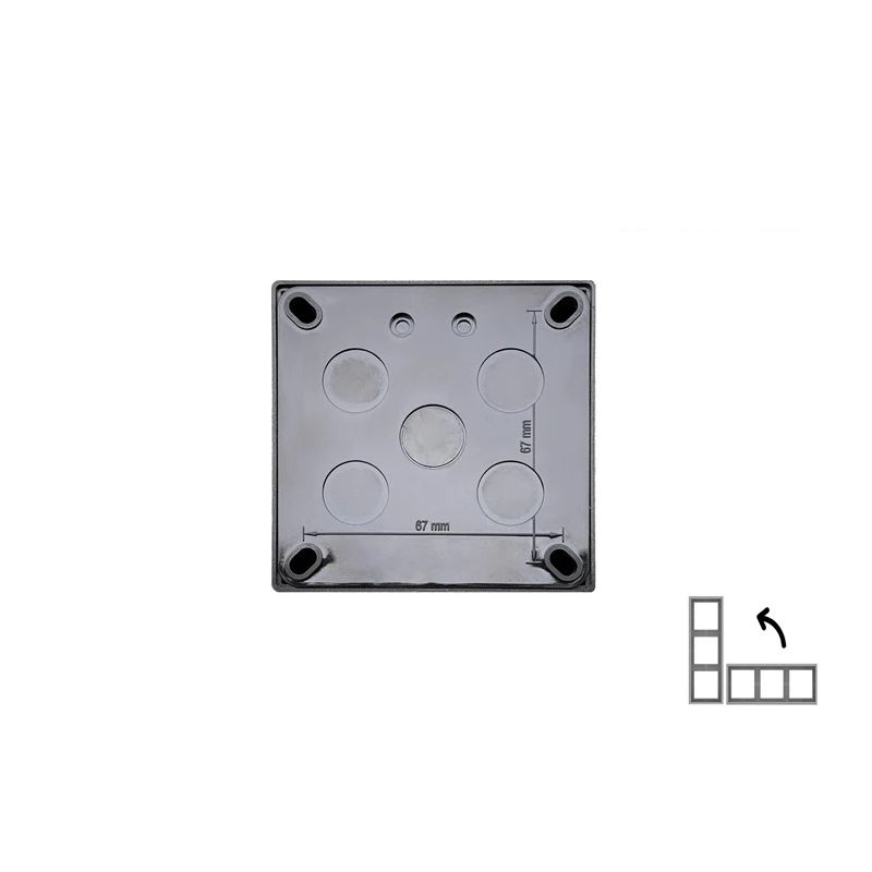 Virsmas montāžas rāmis LIREGUS MODERN, šampanietis