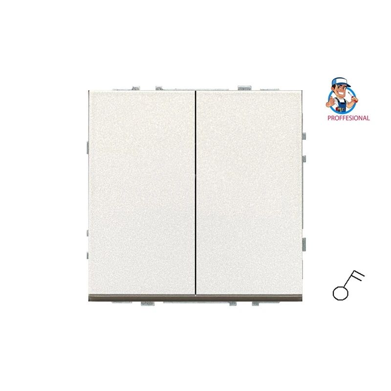 Slēdzis LIREGUS MODERN. 2kl.. mat. smilšu krāsā