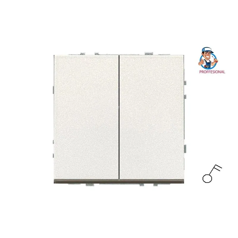 Slēdzis Liregus Modern, 2 kl, matēta smilšu