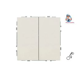 Impulsa slēdzis LIREGUS MODERN. 2kl..mat.smilšu krāsā