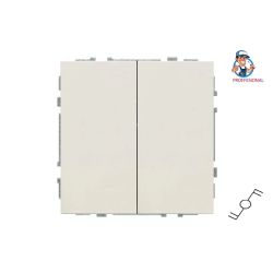 Slēdzis LIREGUS MODERN. 2kl.. matēta smilšu krāsa