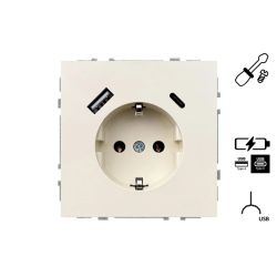 Rozete+usb a+c iuk-3-01.m-sm modern smil