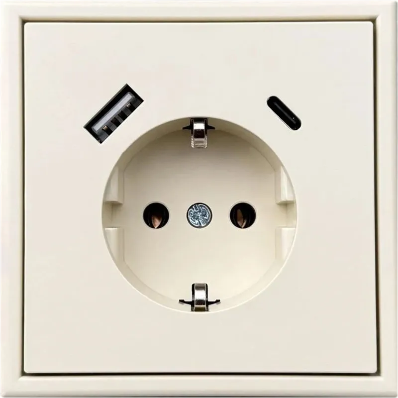 Kontaktligzda Liregus Modern IUK-3-01.M-SM, Iezemēta rozete, matēta smilšu