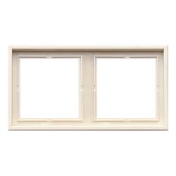 Divvietīgs rāmis LIREGUS MODERN, matēta smilšu krāsa