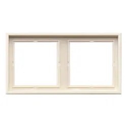 Divvietīgs rāmis LIREGUS MODERN, matēta smilšu krāsa