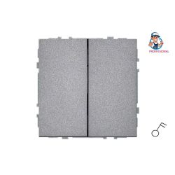 Slēdzis LIREGUS MODERN. 2kl.. matēts melns sp.