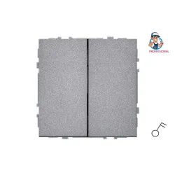 Slēdzis LIREGUS MODERN. 2kl.. matēts melns sp.