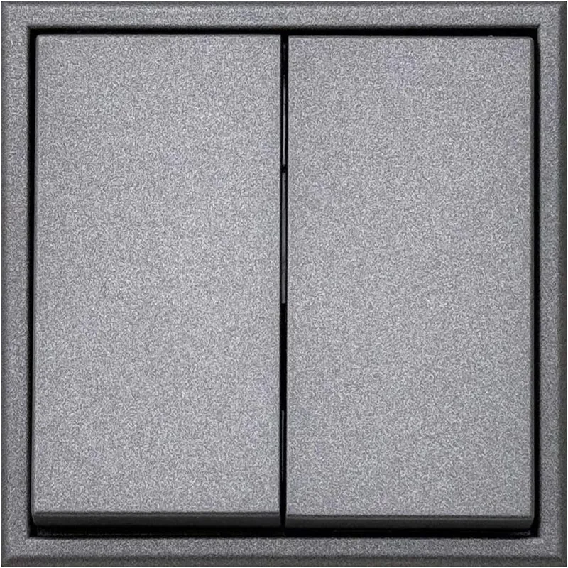 Slēdzis Liregus Modern, 2 kl, matēts melns