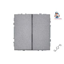 Slēdzis LIREGUS MODERN. 2kl., matēta melna krāsa