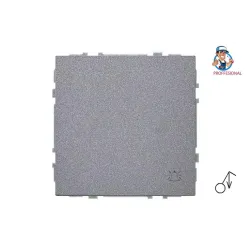 Mygtukas Liregus Modern, 1 kl., matinė juoda sp.