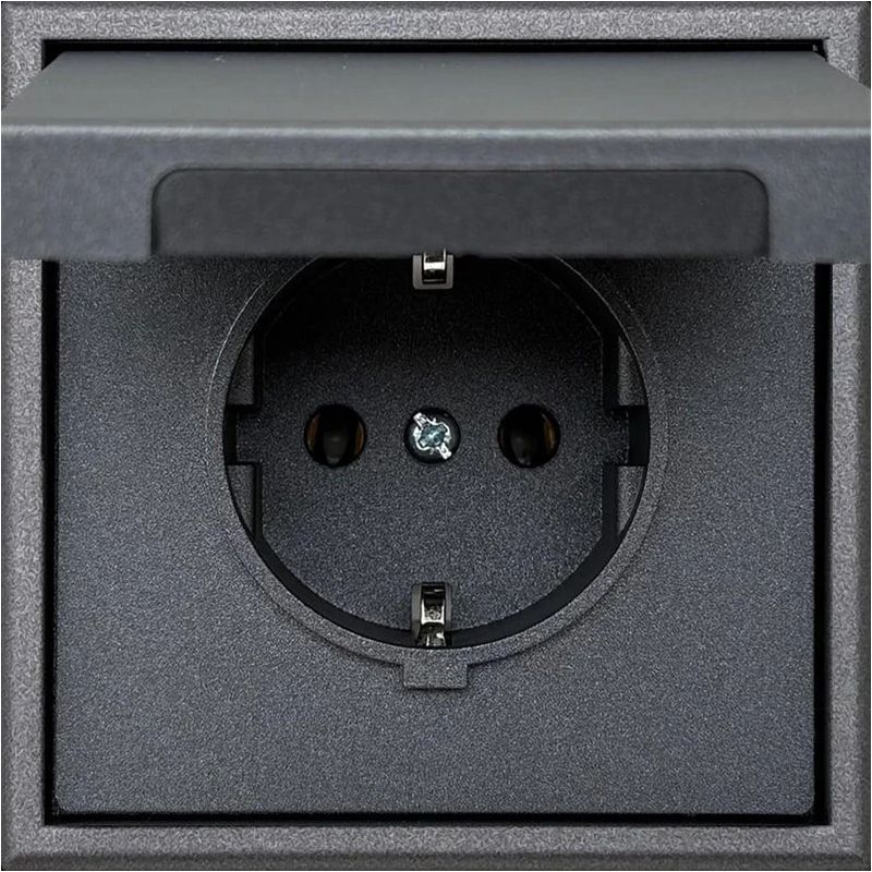 Rozete LIREGUS MODERN. IP44. matēta melna krāsa