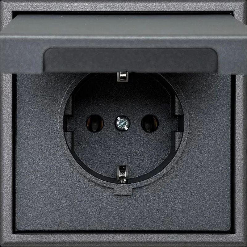 Rozete LIREGUS MODERN. IP44. matēta melna krāsa