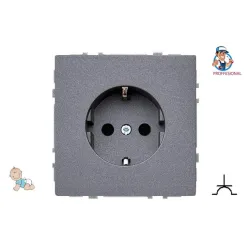 Kontaktdakša LIREGUS MODERN ar īe..mat.melna krāsa