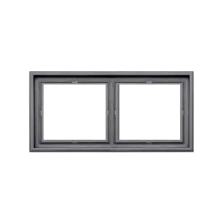 Двойная рамка Liregus Modern, матовый черный