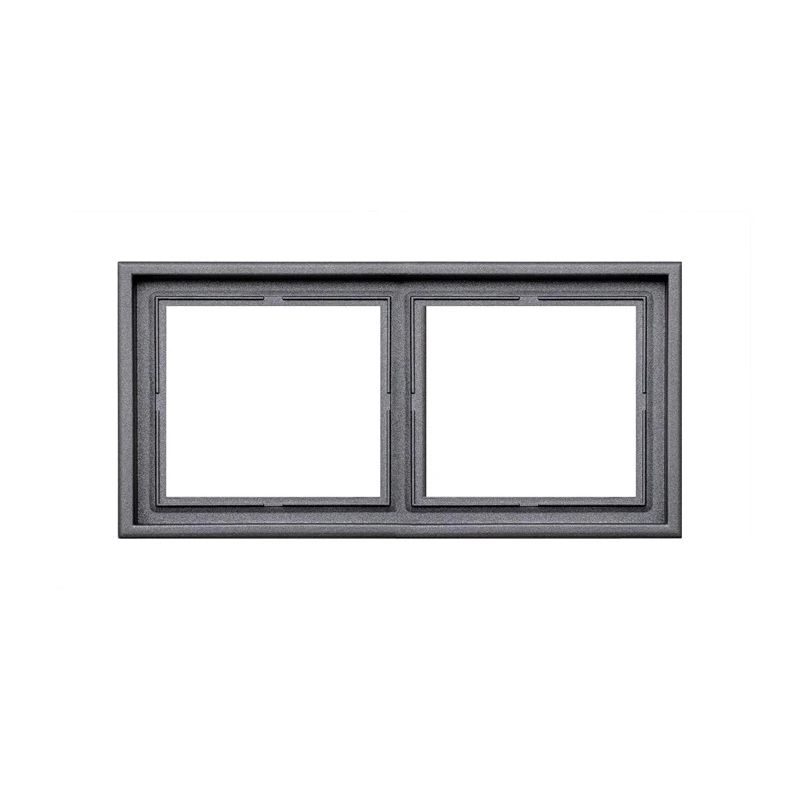 Divvietīgs rāmis LIREGUS MODERN, melnā matētā krāsā