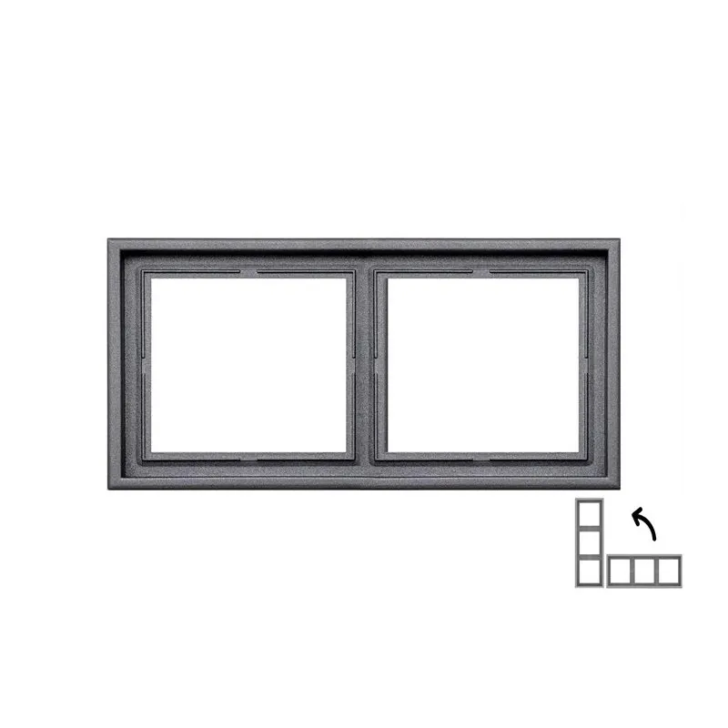 Rāmis 2PL Liregus Modern, matēts melns