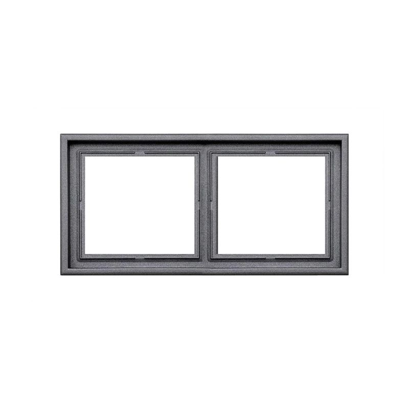 Divvietīgs rāmis LIREGUS MODERN, melnā matētā krāsā