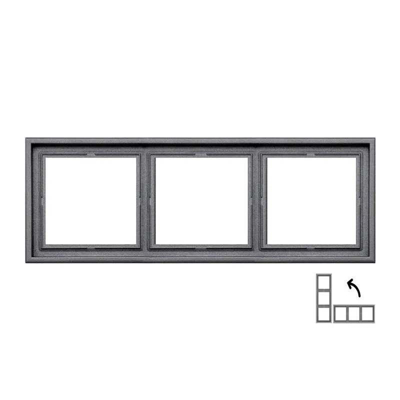 Rāmis 3PL Liregus Modern, matēts melns