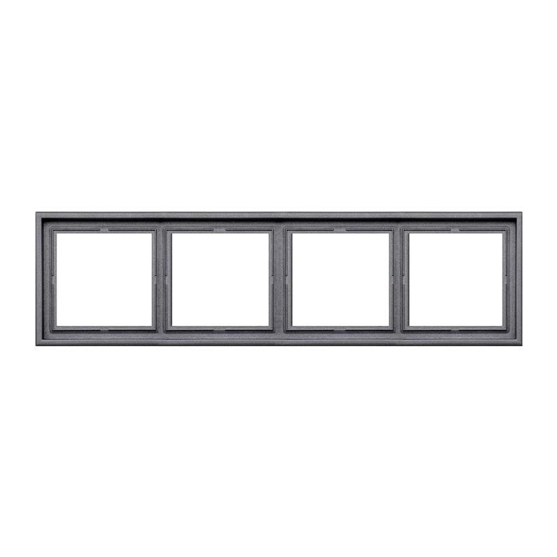 Četrinieka rāmis LIREGUS MODERN, melnā matētā krāsā