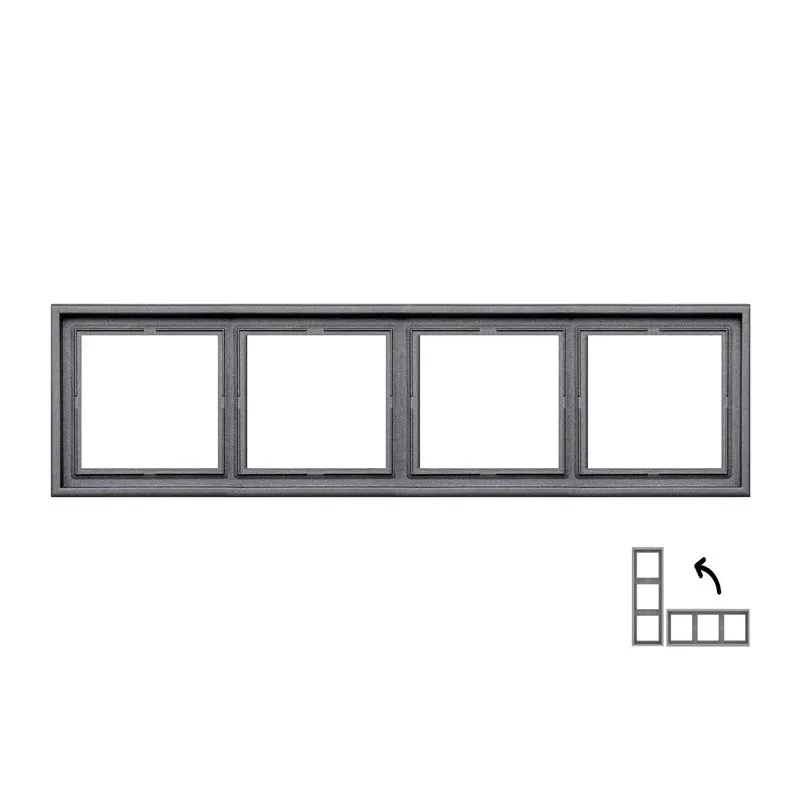 Rāmis 4PL Liregus Modern, matēts melns