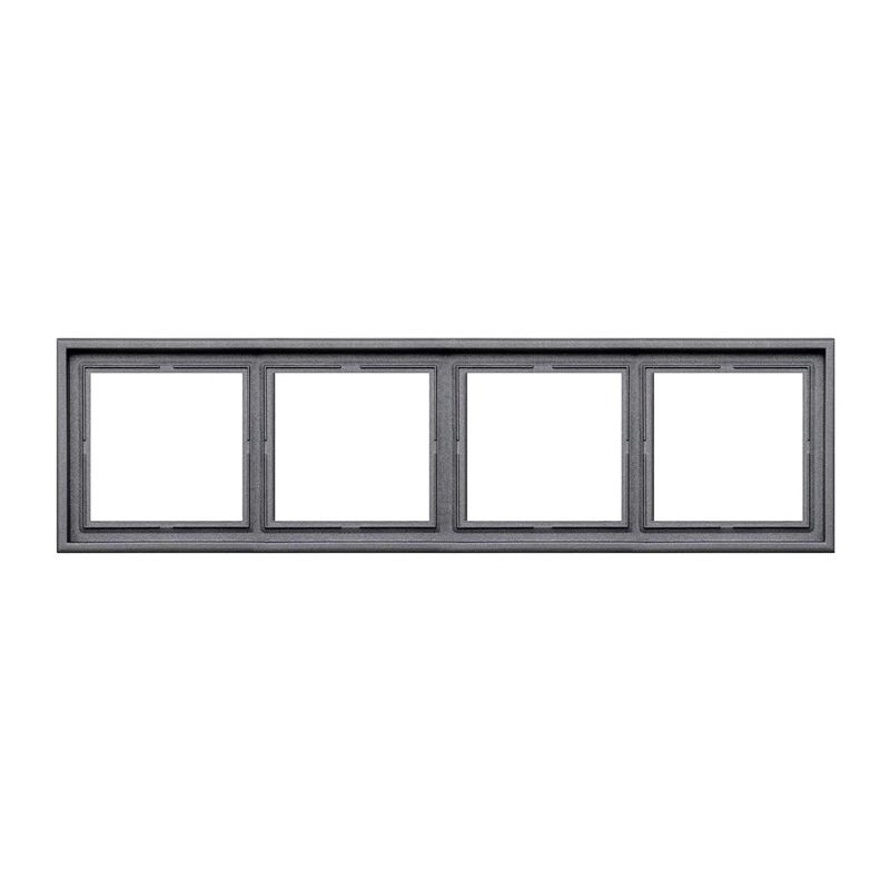 Četrinieka rāmis LIREGUS MODERN, melnā matētā krāsā