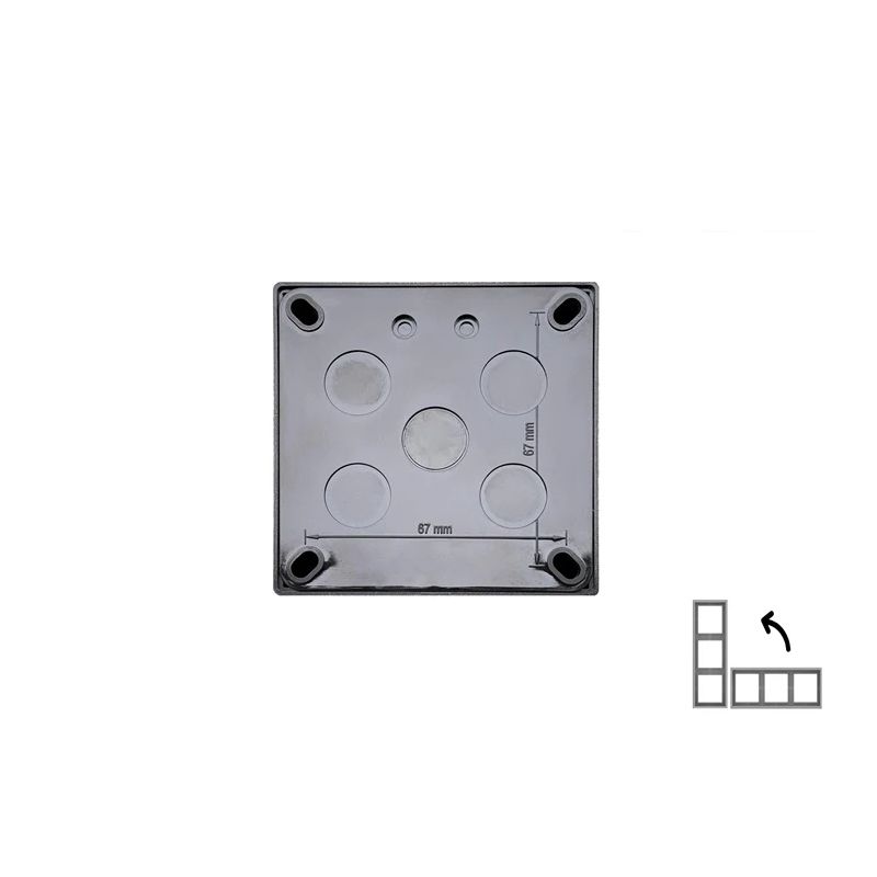 Rāmis pmd-001.m-bm 1pl modern melna