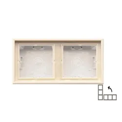 Рамка Liregus Modern, матовый песок