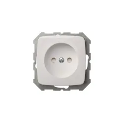 Kištukinis lizdas Liregus Alfa IKL16-104-01 A-B, be įžeminimo, balta sp.