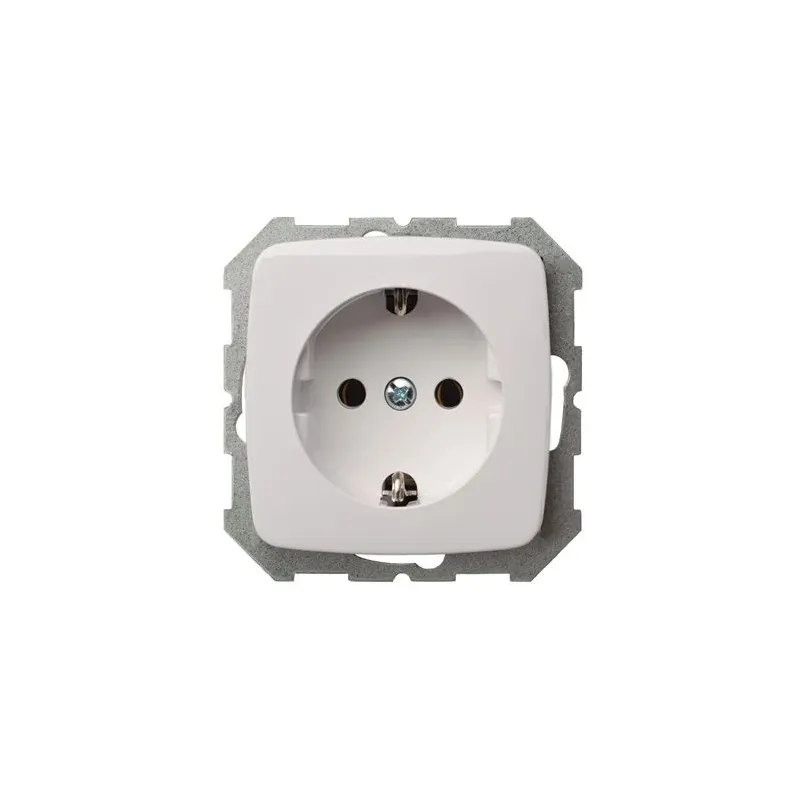 Kontaktligzda Liregus Alfa IKL16-004-01 A-B, Iezemēta rozete, balta